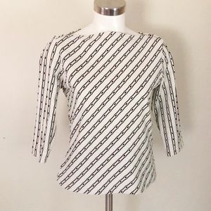 Anne Fontaine Gaelle Boat Neck Top Size M